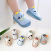 Light Blue With Yellow Bow Socks Booties 4526