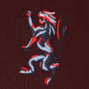 GRDN Lion Logo Burgundy Polo 2322