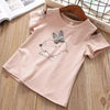 Anc Lala Light Pink Rabbit Print With Grey Skirt 1751
