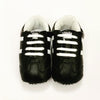 Valen White Side Design Black Shoes 2107