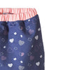 5.10.15 Heart and Cats Printed Navy Blue Skirt 1724