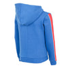 4F Royal Blue Girls Zipper With Contrast Inside Hoodie 974