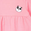 51015 Panda Patch Pink Frock 3483