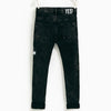 ZR Boys Black Acid Wash Underground Patch denim 1212