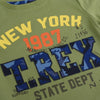 MC New York Trex Applic Green Tshirt 2045