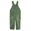 OSH Front Button Green Cotton Full Dungaree 4049