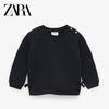 ZR Black With Bows On Bottom Sides Sweatshirt 937