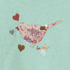 5.10.15 Lovely Aqua Bird Sweatshirt 862