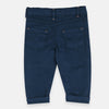 OM Anchor Button Contrast Stitched Navy Blue Cotton Pant 1974