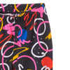 51015 Graffiti Circles Black Legging 4313