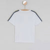 CRK Shoulder Stripe White Tshirt 1464