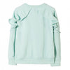 L&S Lace And Sequence Butterfly Aqua Sweatshirt 884