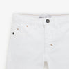 ZR White Cotton Shorts 1389