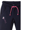 51015 Pink Cord Printed Butterfly Navy Blue Trouser 3632