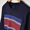 TX Flag Print Navy Blue Sweatshirt 2828