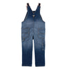 Osk White Shoulder Belt Style Back Pocket Mid Blue Full Dungaree 3799