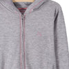 LS Small Logo Plain Grey Zipper Hoodie 3309