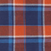 CRT Orange & Blue Big Boxes Check Full Sleeves Casual Shirt 3852