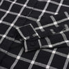 ZR Men Black Slimfit Check Shirt 987