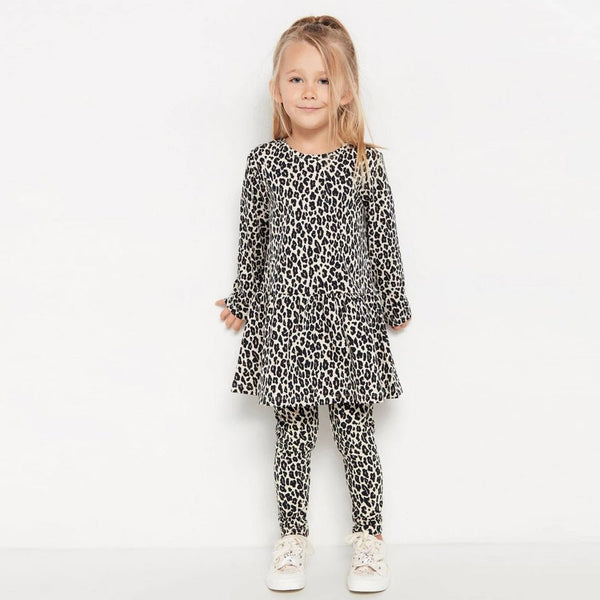 LDX Leopard Print Beige Legging 2822