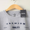 DSL Premium Blue Flock Design Grey Tshirt 1775