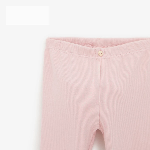 ZR Front Button Pink Legging 3086