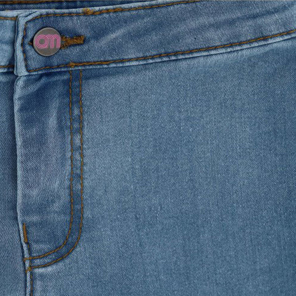 OM Plain Mid Blue Tregging 1686