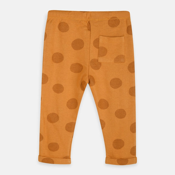 LFT Shimmering Cord Polka Dots Mustard Trouser 2993