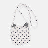 Happy Cat Sequence White Mini Purse 2205