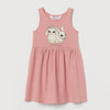 HM Bunny Love Tea Pink Sleeveless Frock 8775