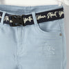 TAO Light Blue Ripped Shorts without belt 1398
