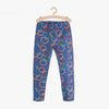 51015 Colorful Apples All Over Print Blue Legging 4321