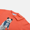B.X Panda Makes Some Cool Things Peach Sweatshirt 3120