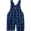 OSH Blue Check Cotton Shorts Dungaree 4042