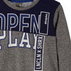 LS Open Play Grey & Blue Tshirt 3484