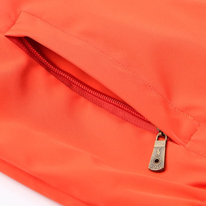 Big Pony Polo Sport Wind Breaker Navy Blue with Orange #2011