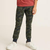 MNG Camo print trousers