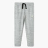 MNG Textured jogging trousers Light Heather Grey