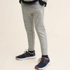 MNG Textured jogging trousers Light Heather Grey