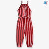 B.X Three White Dark Red Jumpsuit 9710