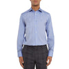 WoW  Grain Cotton Blue  Formal Shirt 8854