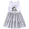 VKT Sequence Bunny Leopard White Frock 8721