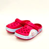 Frozen Side Print Dark Pink Crocks 3960