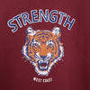 MN Tiger Face Strength Maroon Sweatshirt 2403