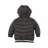 MNT Logo White Piping Grey Puffer Jacket 2833