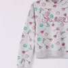 TRN Glitter Sweet Love Grey Hoodie 2933