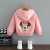 BKT Minnie Mouse Light Weight Pink Hooded Zipper 7671