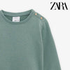 ZR Mist Green Bottom Sided Bows Sweatshirt 932