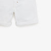ZR White Cotton Shorts 1389