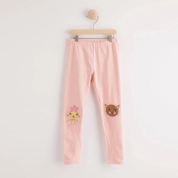 LDX Cat Faces Patch Pink Legging 2816